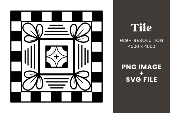 Black and White Tile Ornament Review