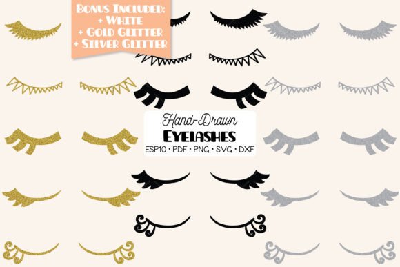 Black Eyelashes Hand-drawn Girl Eyes Review