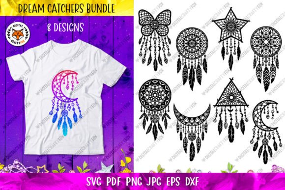 Dream Catcher Silhouette SVG: Graphics & Illustrations