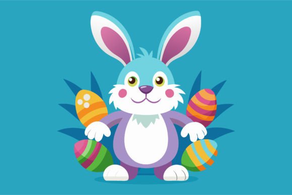 Easter Bunny Tails Graphics and Illustrations