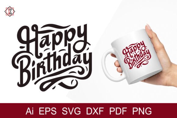 Happy Birthday Lettering_2: Graphics & Illustrations Review