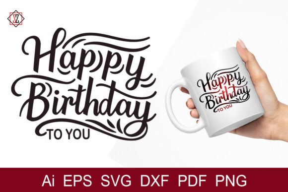 Happy Birthday Lettering_6: Graphics & Illustrations Review