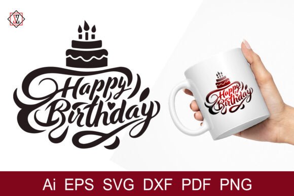 Happy Birthday Lettering_7: Graphics & Illustrations Review
