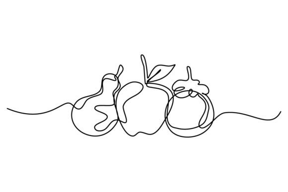 Pear Apple Mangosteen Graphics & Illustrations Review