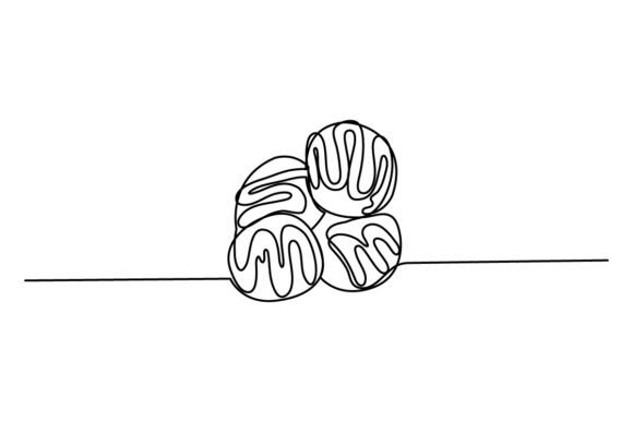 Takoyaki One Continuous Line Graphics & Illustrations