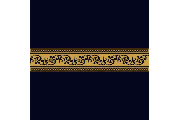 Vintage Pattern Border Motif Pilar Art Graphics Review